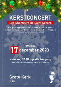 Kerstconcert met Les Chanteurs de Saint Gérard