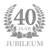 40-jarig jubileum! 40-jarig jubileum!